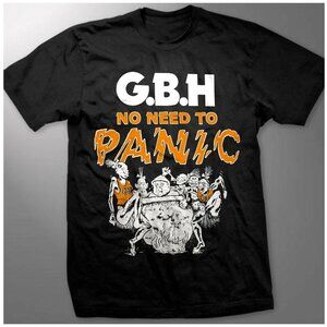 GBH band No Need to Panic Shirt